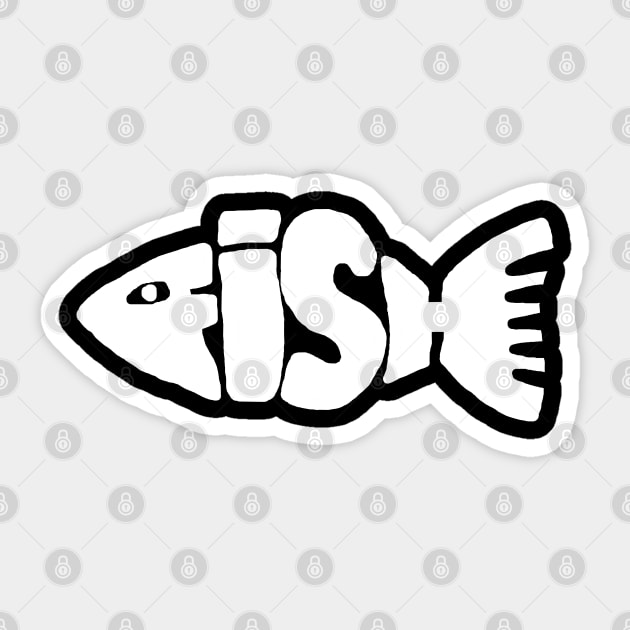 fish Sticker by zzzozzo